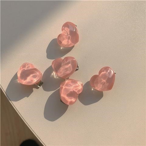 Set 5 Kẹp Tóc Hình Nơ Màu Hồng Xinh Xắn Cho Bé Gái