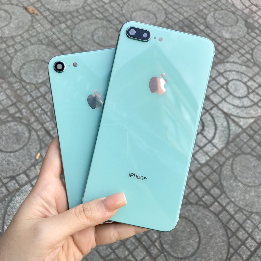 Vỏ độ iPhone 7 lên 8, 7 Plus lên 8 Plus màu iPhone 11 Xanh Mint