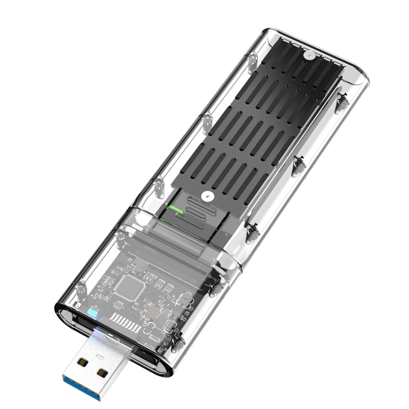 Vỏ ổ cứng ngoài M.2 NGFF SATA SSD USB3.0 Gen1 5Gb/S SATA SSD màu đen cho PC | BigBuy360 - bigbuy360.vn