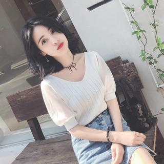 Áo kiểu tay điệu mã 219