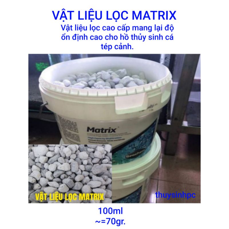 100ml đá Matrix giúp lọc làm trong nước hồ cá cảnh thủy sinh