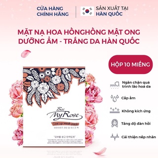 Mặt nạ 𝐇𝐨𝐚 𝐇𝐨̂̀𝐧𝐠 𝐌𝐚̣̂𝐭 𝐎𝐧𝐠 𝐁𝐞𝐞 𝐌𝐲 𝐑𝐨𝐬𝐞 hàn quốc dưỡng ẩm căng bóng dưỡng trắng da chăm sóc da mặt