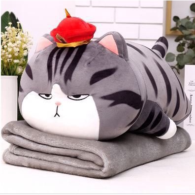 Bộ chăn gối văn phòng, gấu bông có mền bên trong, gấu dâu có mền bên trong cho bé đi học, đi du lịch tiện lợi