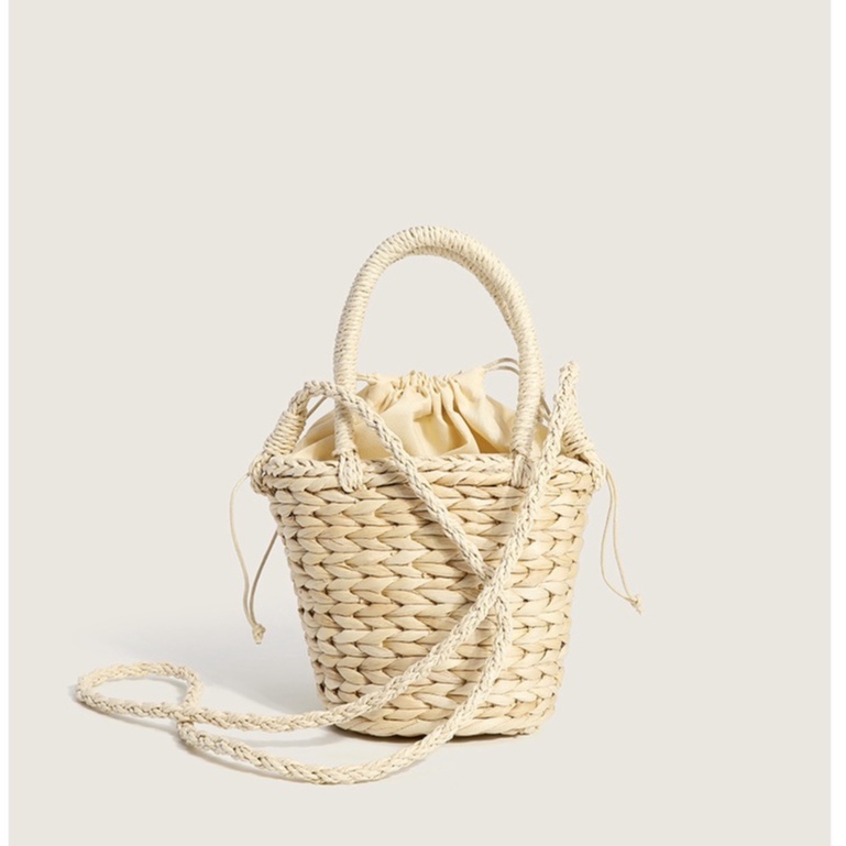 Mới Túi Đeo Vai Đan Lát Thiết Kế Xinh Xắn Cho Nữ