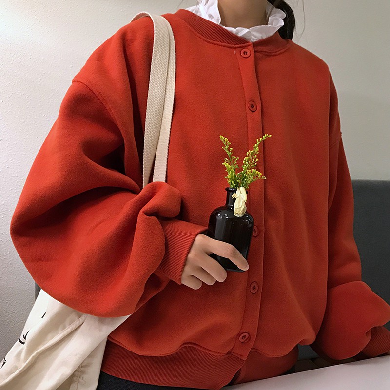 Áo khoác Cardigan tay bồng cute- Ảnh thật