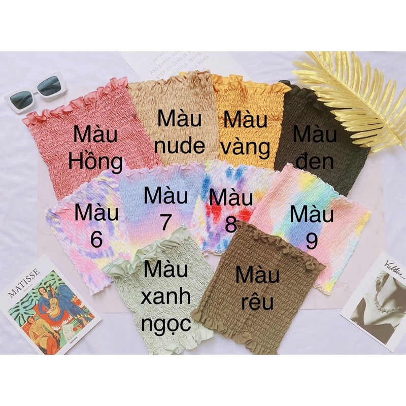 Áo Ống Nhún Loang Màu, Siêu Quyến Rũ [Ảnh thật] A5080