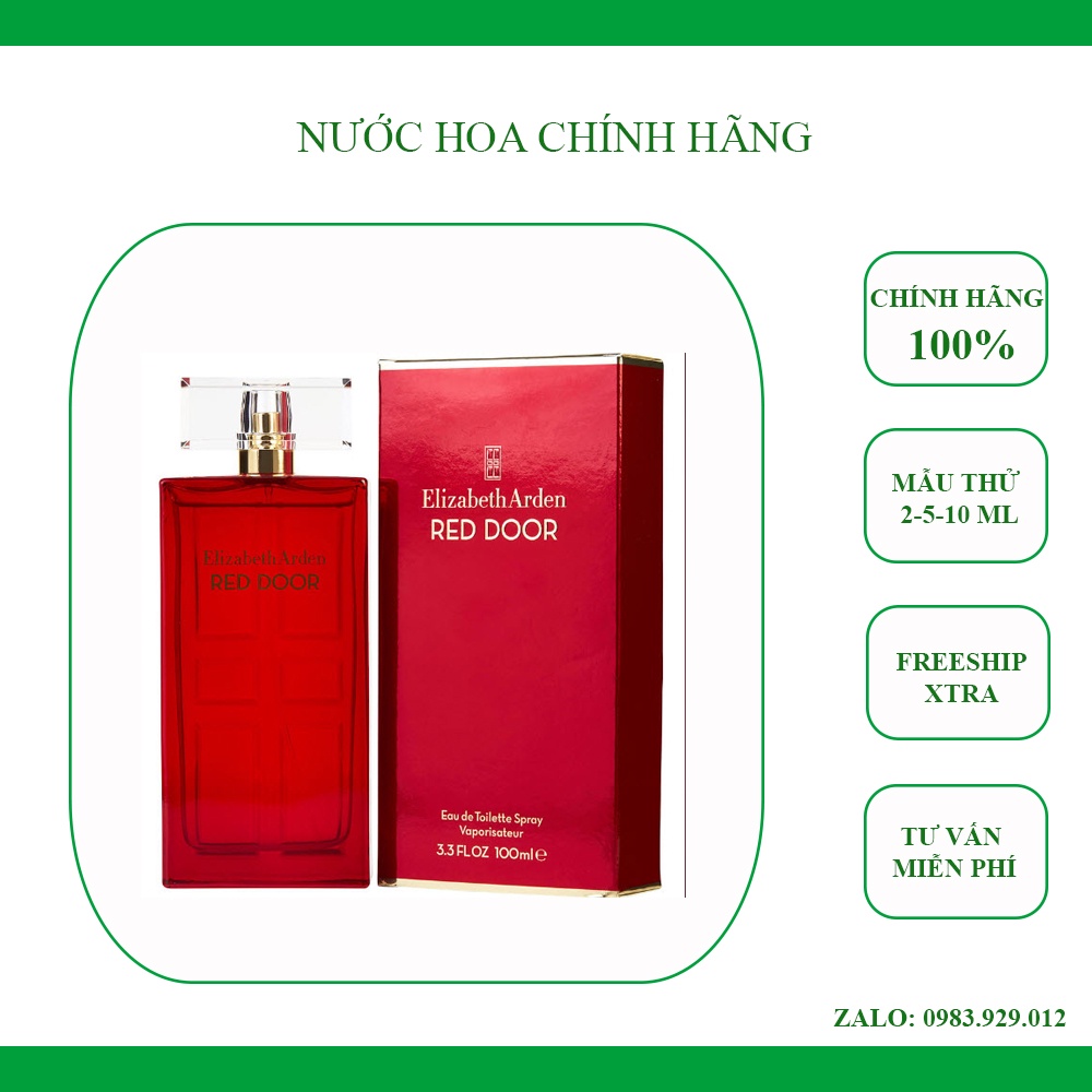 Nước Hoa Nữ Elizabeth Arden Red Door EDT (Mẫu thử)