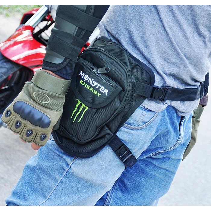 Túi đeo hông 8 ngăn đeo thắt lưng phượt Monster