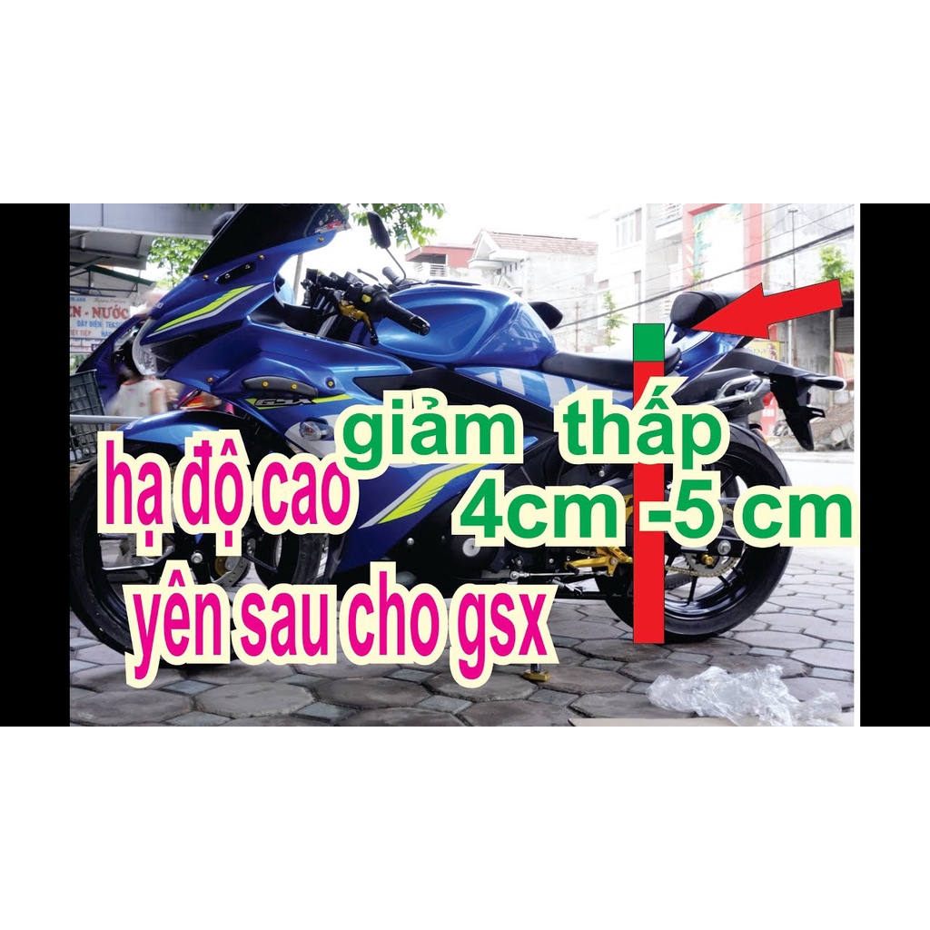 Pat hạ độ cao xe GSX bandit 150,hạ sóc sau suzuki gsx150 moto tấn phát