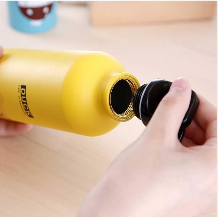 Bình Nước - Bình Giữ Nhiệt Thể Thao 500ml Họa Tiết Hoạt Hình, Đi Học, Đi Làm, Dã Ngoại 4041