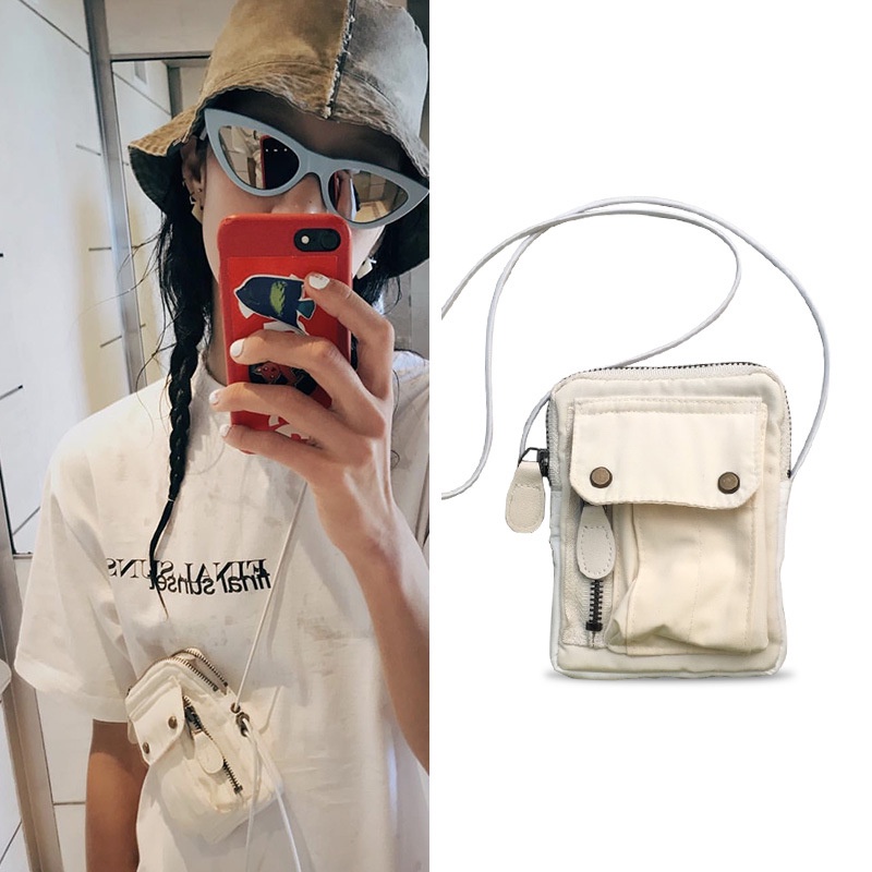 Túi Đeo Chéo Mini Đựng Điện Thoại Thiết Kế Đặc Biệt Phong Cách Harajuku Cho Nữ