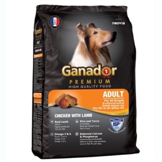 GANADOR ADULT TÚI : 3KG. THỨC ĂN CHO CHÓ TRƯỞNG THÀNH CỪU & GẠO.