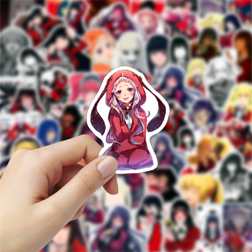 100Pcs/Set ❉ Kakegurui - Series B Anime Stickers ❉ Jabami Yumeko Waterproof DIY Fashion Doodle Decals Stickers