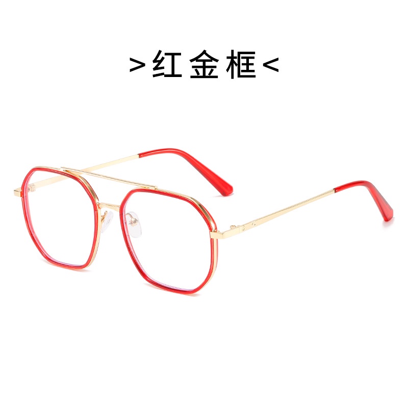 （Có hộp đựng kính）kính cận có độ 0.5~6.0 Kính cận gọng kim loại  độ thời trang cho nam nữ