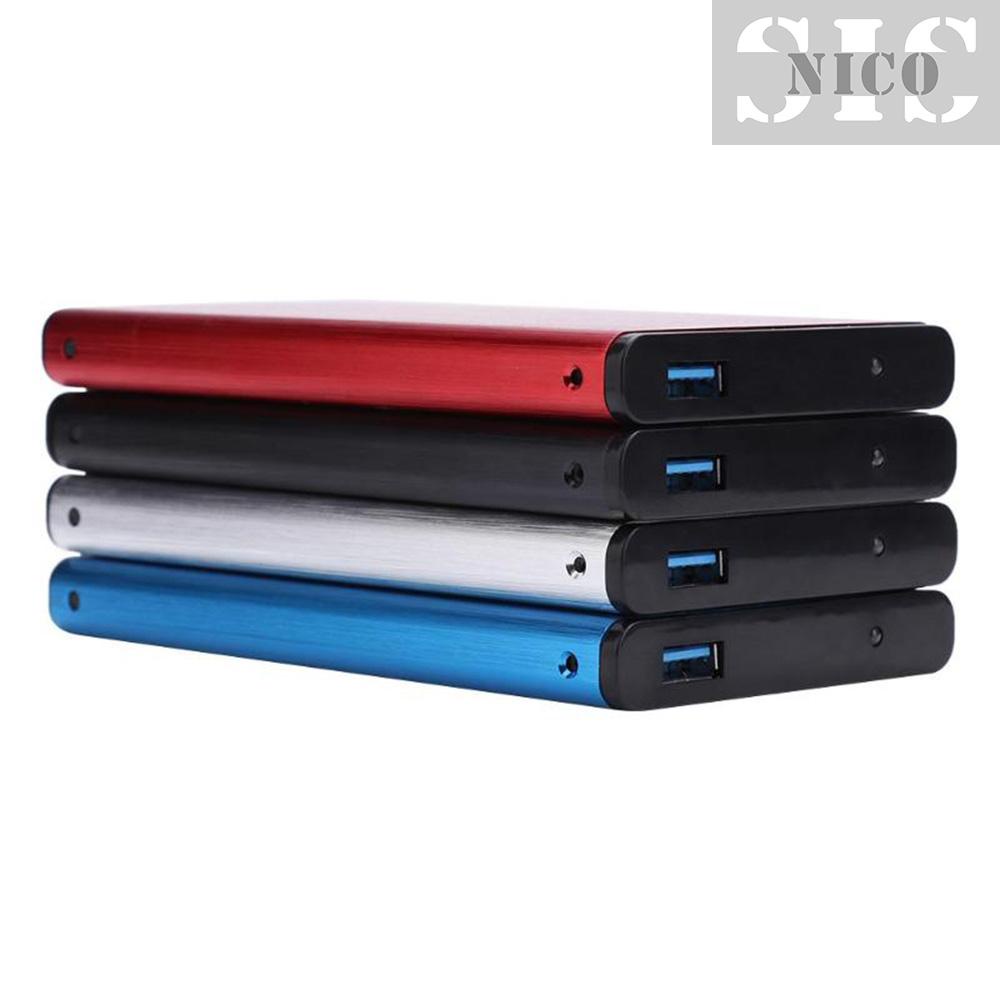 Hộp Đựng Ổ Cứng 2.5 Inch Usb3.0 Bằng Hợp Kim Nhôm Màu Bạc | BigBuy360 - bigbuy360.vn