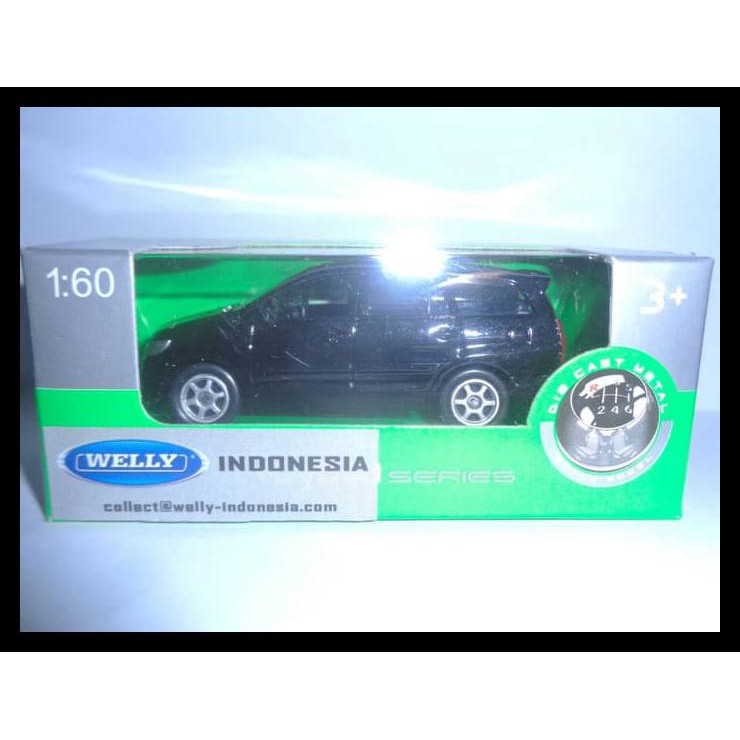 WELLY Mô Hình Xe Kijang Innova Màu Đen Tỉ Lệ 1: 60