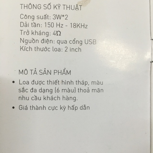 Loa vi tính máy tính TAKO 850 ( hàng chính hãng) BH 1 năm