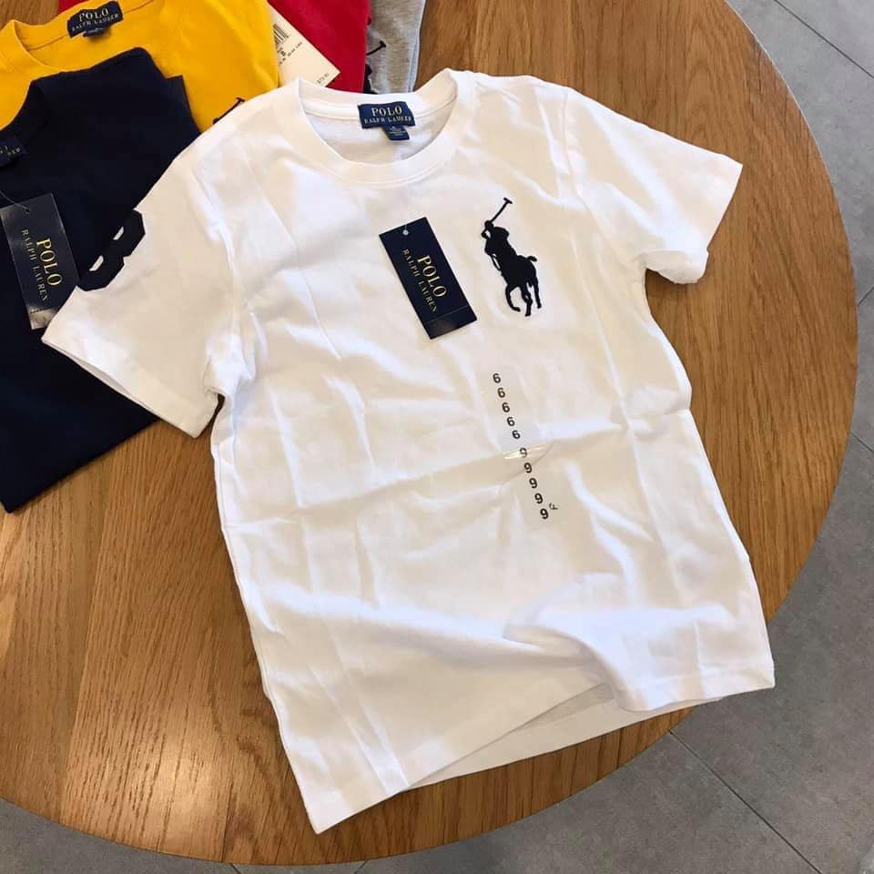 Áo thun trơn bé trai