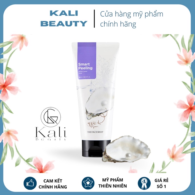 Tẩy da chết ngọc trai White Jewel Peeling The Face Shop