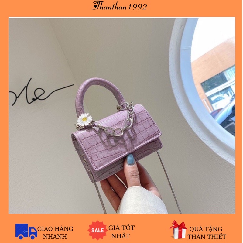 Túi mini bag hoa cúc hoạ mị siêu đẹp - minicuc