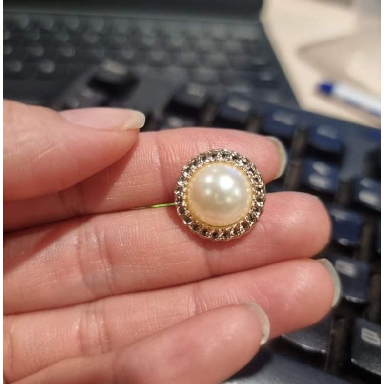 Cúc áo kiểu viền vàng mã LHCA 0001  gói 10 cúc