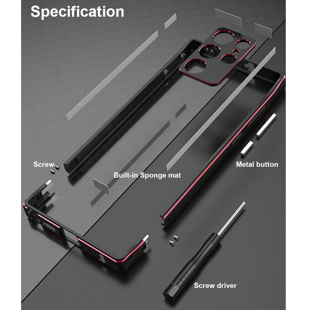 Khung Kim Loại Nhôm Bảo Vệ camera Cho samsung galaxy s23 ultra s22 / s22 plus / s22 Ốp