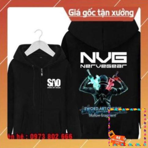 [SALE] [SALE GIÁ GỐC] [ BÁN CHẠY ] ÁO khoác áo hoodie Kirito Sword Art Online cực HOT khuyến mại khủng giá rẻ dẹp