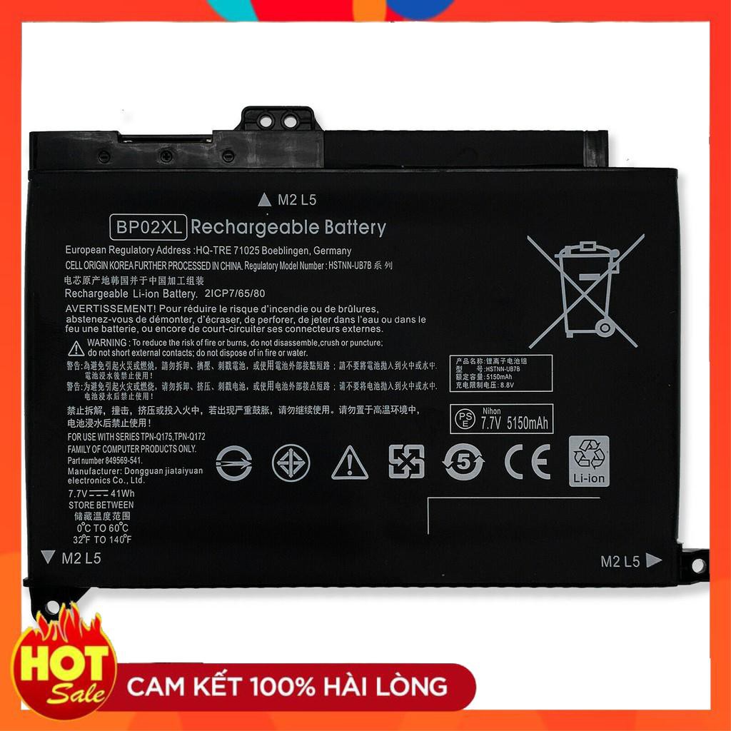 [Mã 273ELHA100K0 hoàn 7% đơn 500K]  HÀNG ZIN  Pin Battery Laptop HP Pavilion 15-AU BP02XL originals