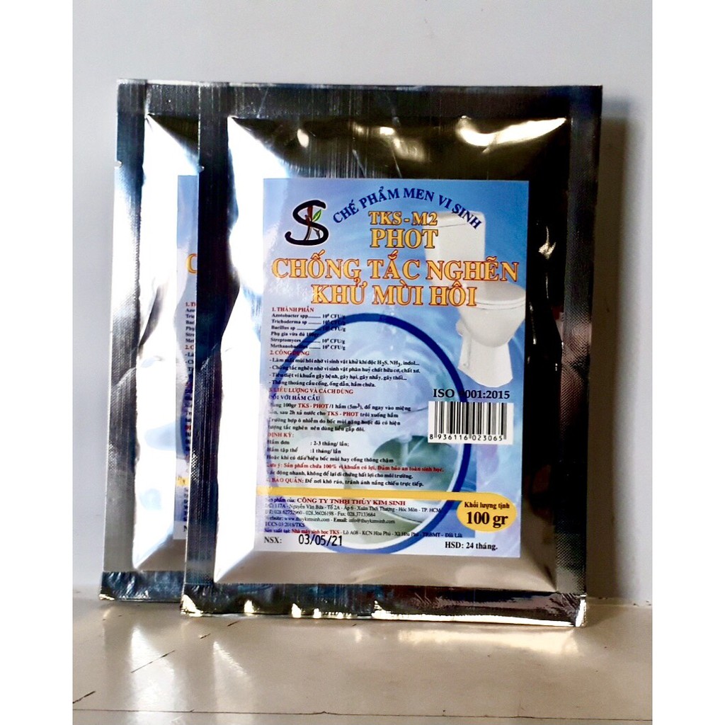 PHOT: Thông Cầu Cống, Hầm Chứa, Khử Mùi Hôi - Gói 100gr