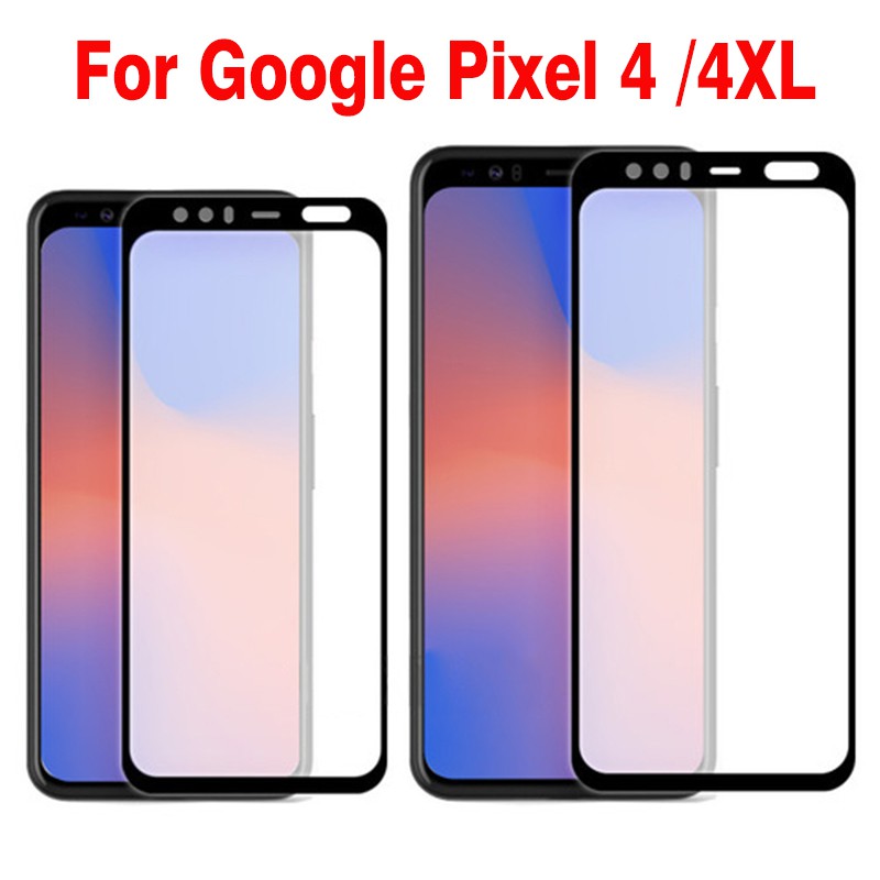 Set 2 Kính Cường Lực Toàn Màn Hình 3d 9h Chống Cháy Nổ Cho Google Pixel 3/3xl 4/4xl 3a Xl