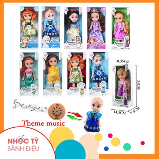BB125 - Búp Bê Các Nàng Công Chúa Disney Có nhạc