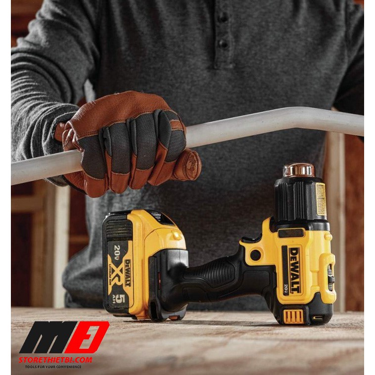 Súng thổi hơi nóng không dây DeWALT 18V DCE530N