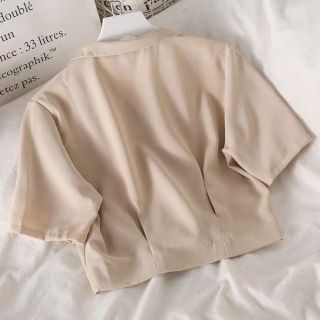 (HÀNG ORDER) Áo croptop cổ sơ mi kèm ảnh thật