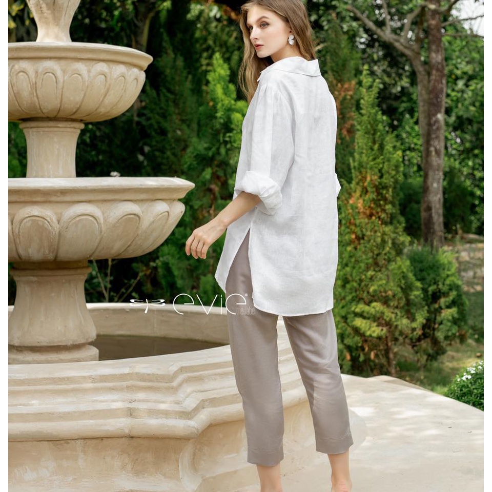 Quần Evie Cuddle_2_Linen nâu xám