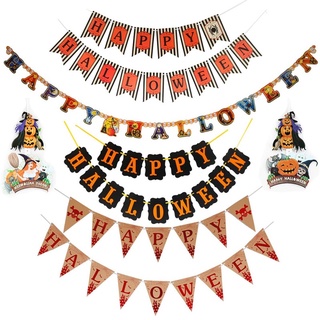 Dây cờ kéo trang trí Halloween