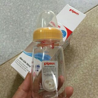 Xúc bình sữa pigeon cổ thường 120ml,240ml