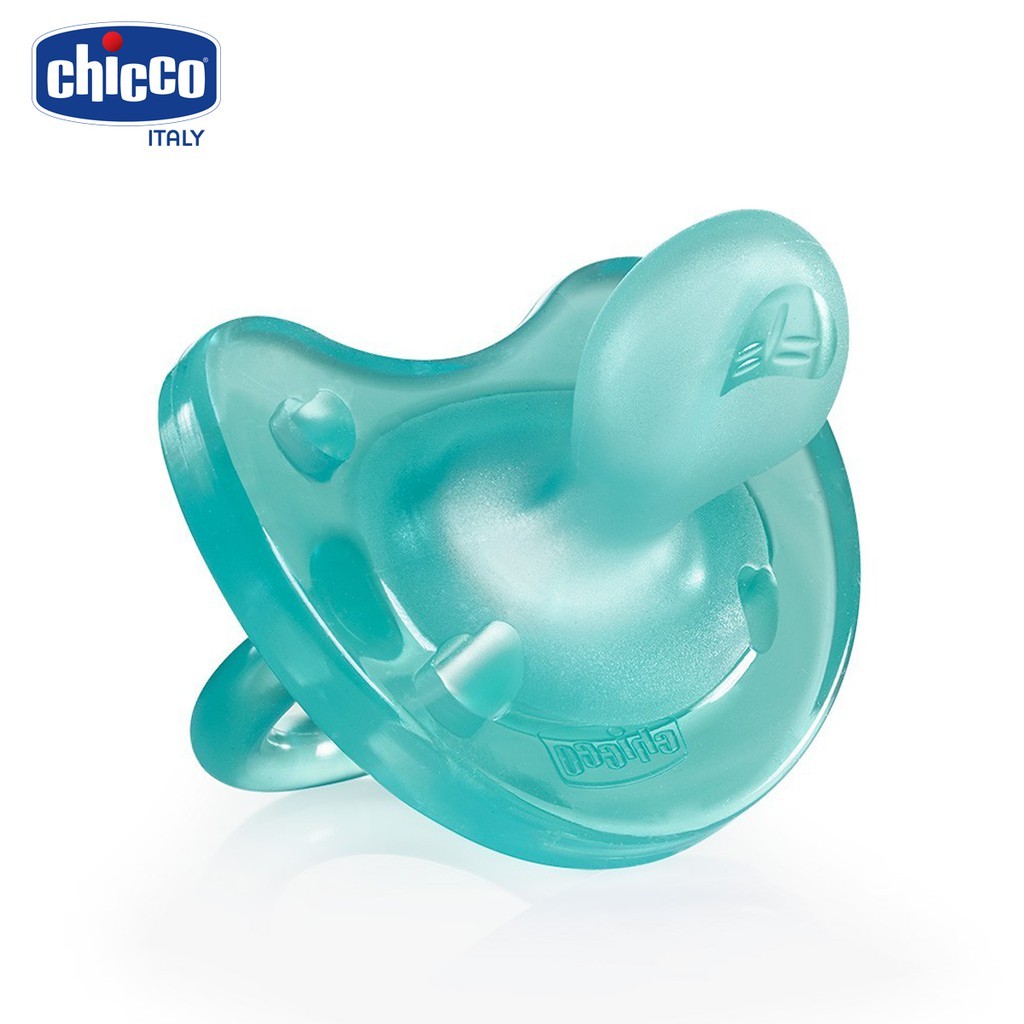 Ty ngậm Silicon Physio Soft Xanh ngọc Chicco