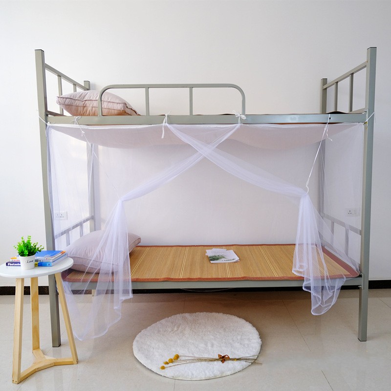 Mùng Lưới Chống Muỗi Màu Hồng Thời Trang Trọng Lượng Nhẹ Dành Cho Giường Đôi / Kí Túc Xá