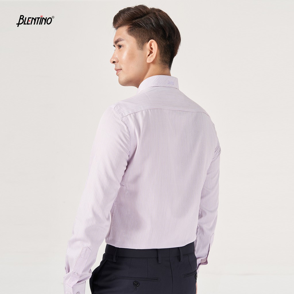 Áo Sơ Mi Công Sở Dài Tay Trẻ Trung Lịch Lãm Chất Vải Sợi Tre Cao Cấp BLENTINO BBT06