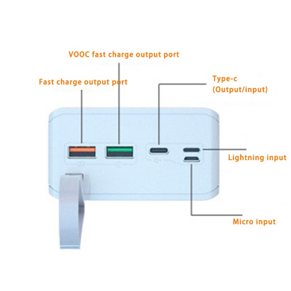 Vỏ Sạc Dự Phòng Không Dây Usb Kép 16x18650 Diy Bền Bỉ Nhiều Màu Sắc