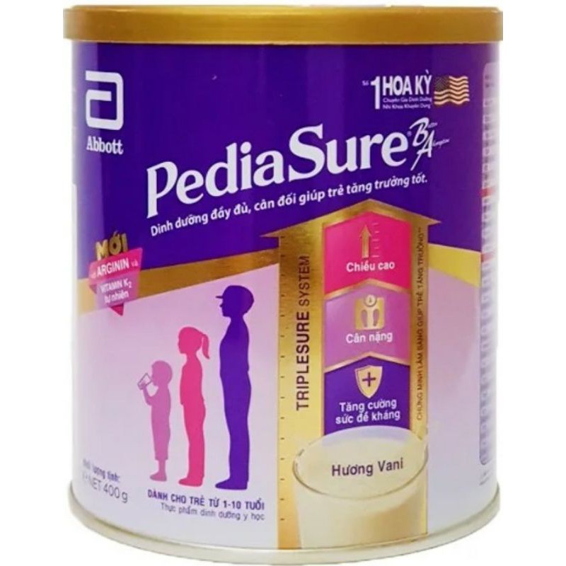 Sữa PediaSure B/A hương vani, 400g