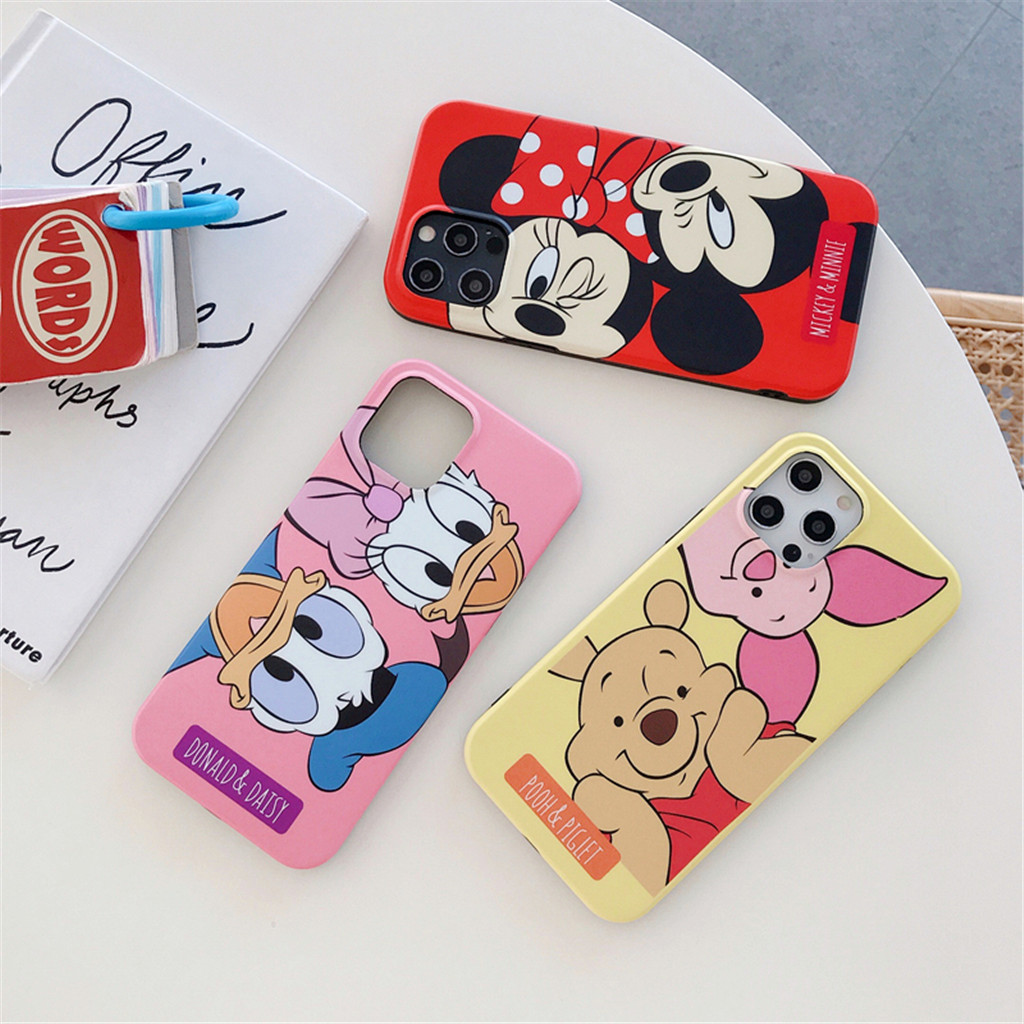 Ốp Điện Thoại Chống Rơi Chống Va Đập In Hình Chuột Mickey Minnie Đáng Yêu