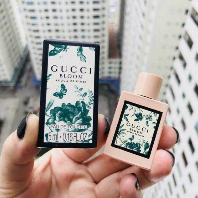 Nước hoa nữ Gucci Bloom Acqua Di Fiori EDT 5ml xanh