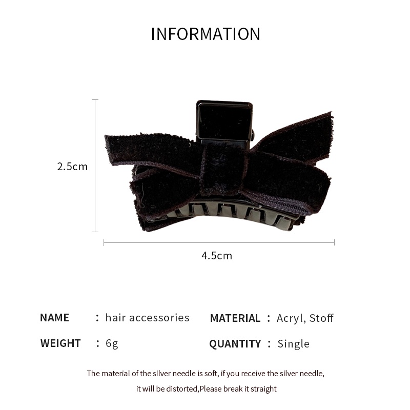 Kẹp tóc nơ DREJEW phong cách công chúa ngọt ngào thời trang