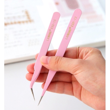 Nhíp gắp sticker màu macaron, nhíp gắp hình dán hỗ trợ trang trí sổ tay bullet journal - MyNa Mart