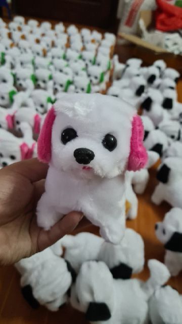 Chó bông biết kêu bibi biết đi biết vẫy đuôi dễ thương