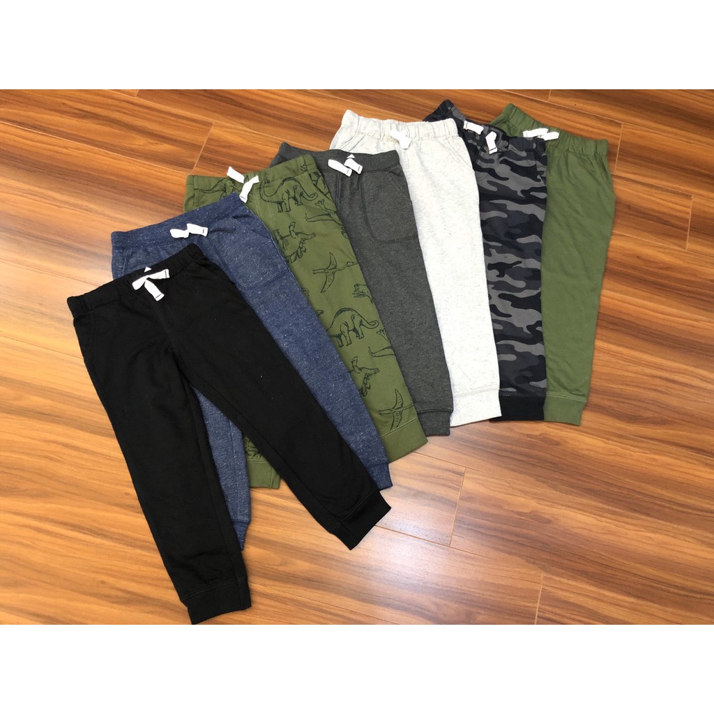 Quần jogger thun da cá Carter's cho bé trai 4-12T QT145