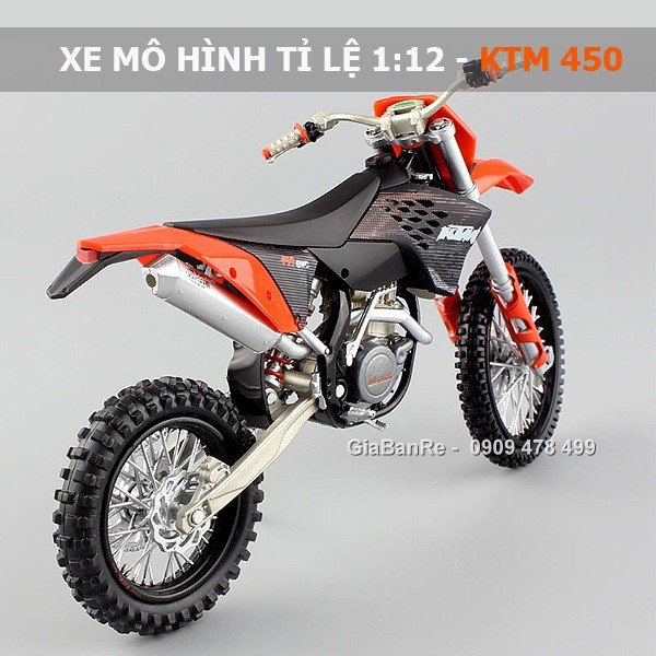 Xe Mô Hình Moto Địa Hình Ktm 450 Exc 09 Tỉ Lệ 1:12 - Joycity - 8706.1