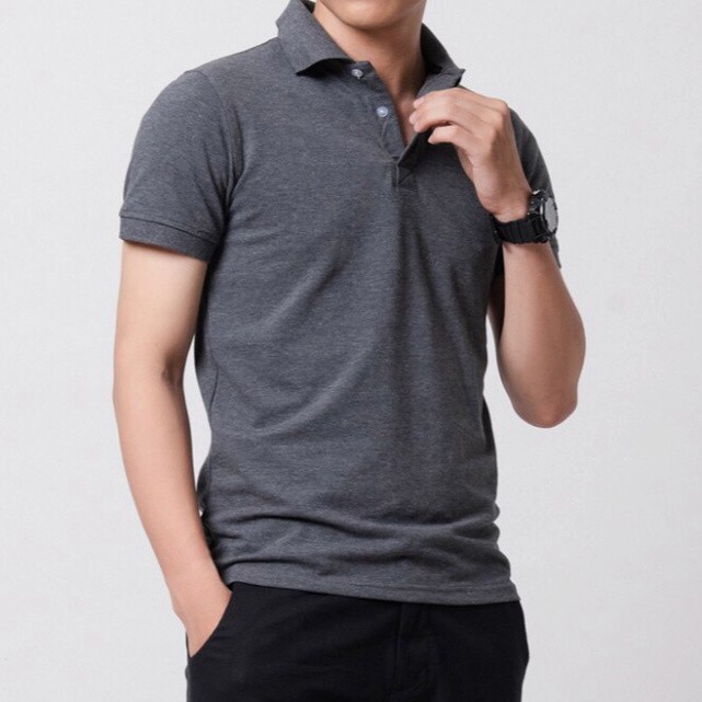 Áo phông nam cổ bẻ ngắn tay cao cấp : Chất thun cá sấu cotton 100% co giãn 4 chiều cực mềm mịn mát(ACB) | BigBuy360 - bigbuy360.vn