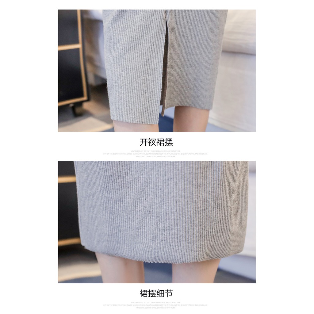 Chân váy lưng cao thời trang thu đông cho mẹ bầu | BigBuy360 - bigbuy360.vn